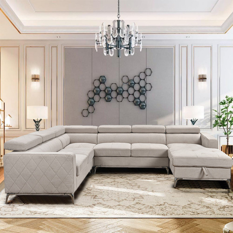 Oversized sleeper sectional discount